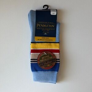 Pendleton x National Parks Collection Crew Socks NWT Unisex Large Blue